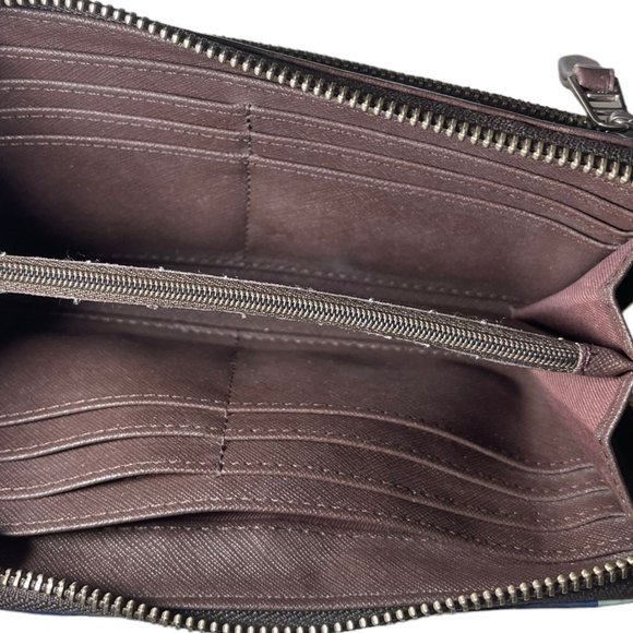 Fossil Blue Dawson Zip Wallet - Picture 4 of 9